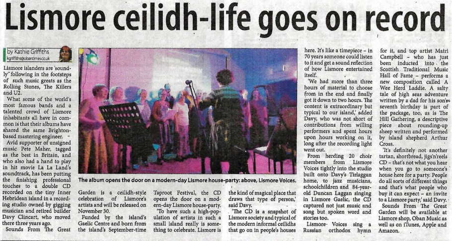 Sounds from the Great Garden Article OT